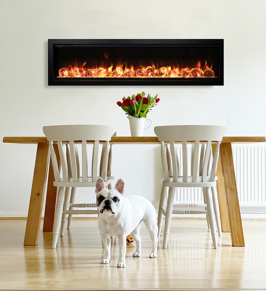 Amantii 50 Inch Symmetry Bespoke Smart Electric Fireplace
