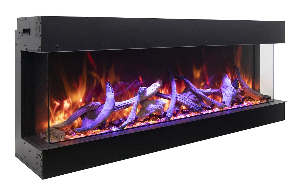 Amantii 60 Inch Tru-View XL Built-In Smart Electric Fireplace