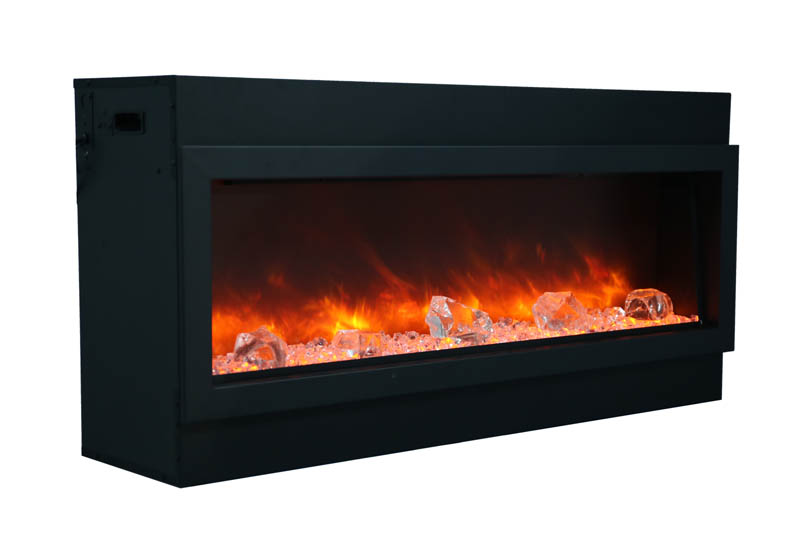 Amantii 72 Inch Panorama Deep Built-In Smart Electric Linear Fireplace