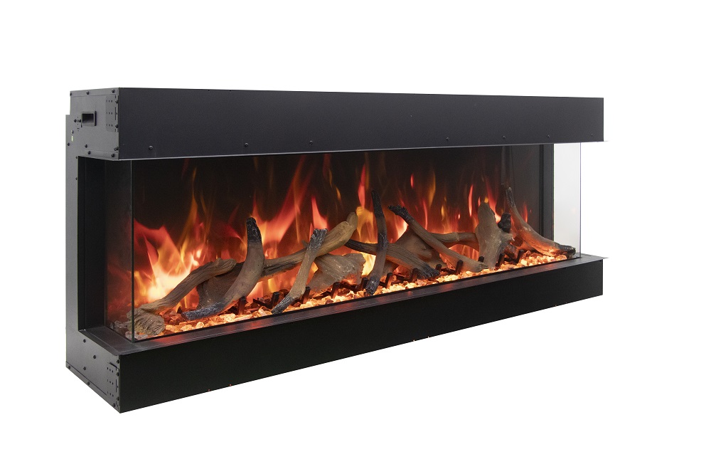 Amantii 72 Inch Tru-View XL Built-In Smart Electric Linear Fireplace