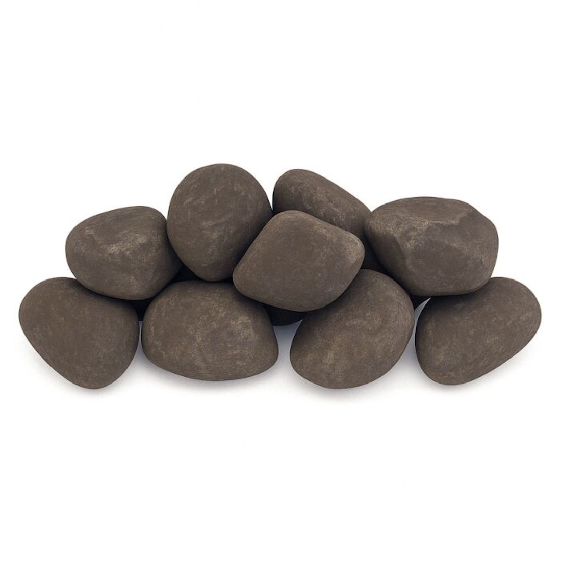 American Fire Products Lite Cobble Stone Set for Gas Fire Features - 12 Pieces
