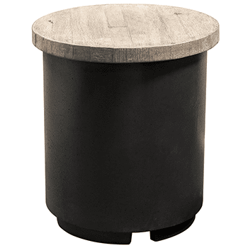 American Fyre Designs Contempo End Table and Propane Tank Holder