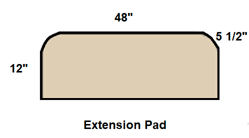 American Panel Ember Defender 48 x 12 Textured Black Type 1 Hearth Extension