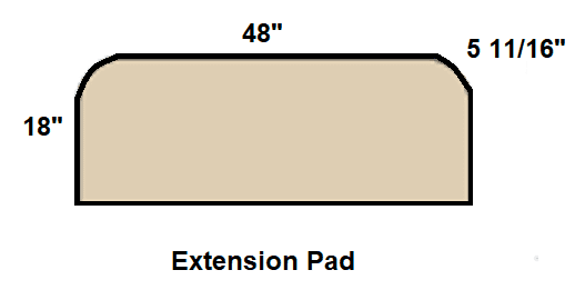 American Panel Ember Defender 48 x 18 Textured Black Type 1 Hearth Extension