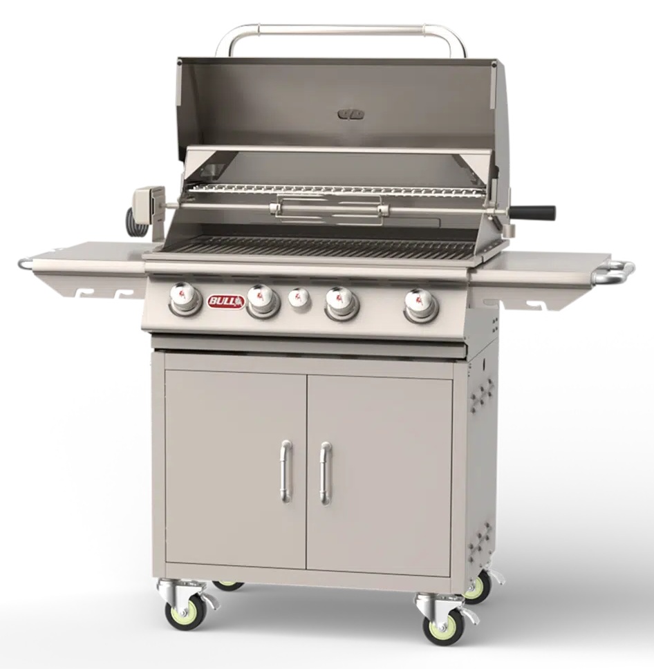 Bull Outdoors 30 Inch Angus Stainless Steel Gas Grill with Cart
