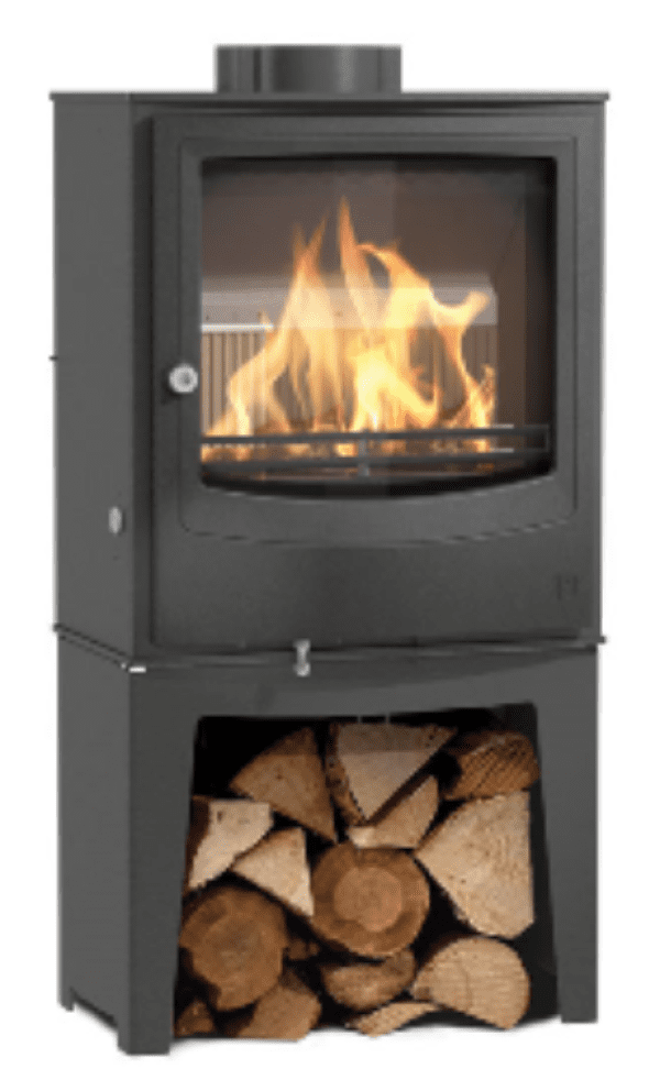 Arada Stoves Grey Log Storage for Farringdon 16 Catalyst Eco Wood Burning Stoves