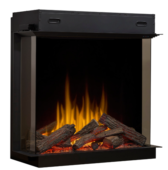 Dimplex 48 Inch Ignite Aspire Built-In Bay Front Electric Firebox with Corner Options