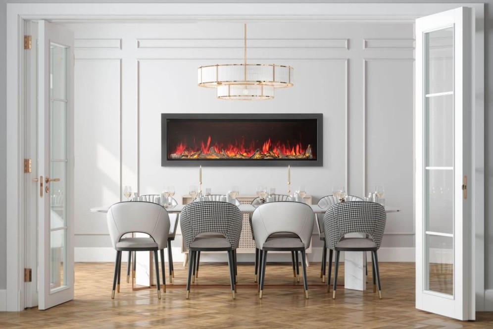 Napoleon 74 Inch Astound Built-In Electric Fireplace