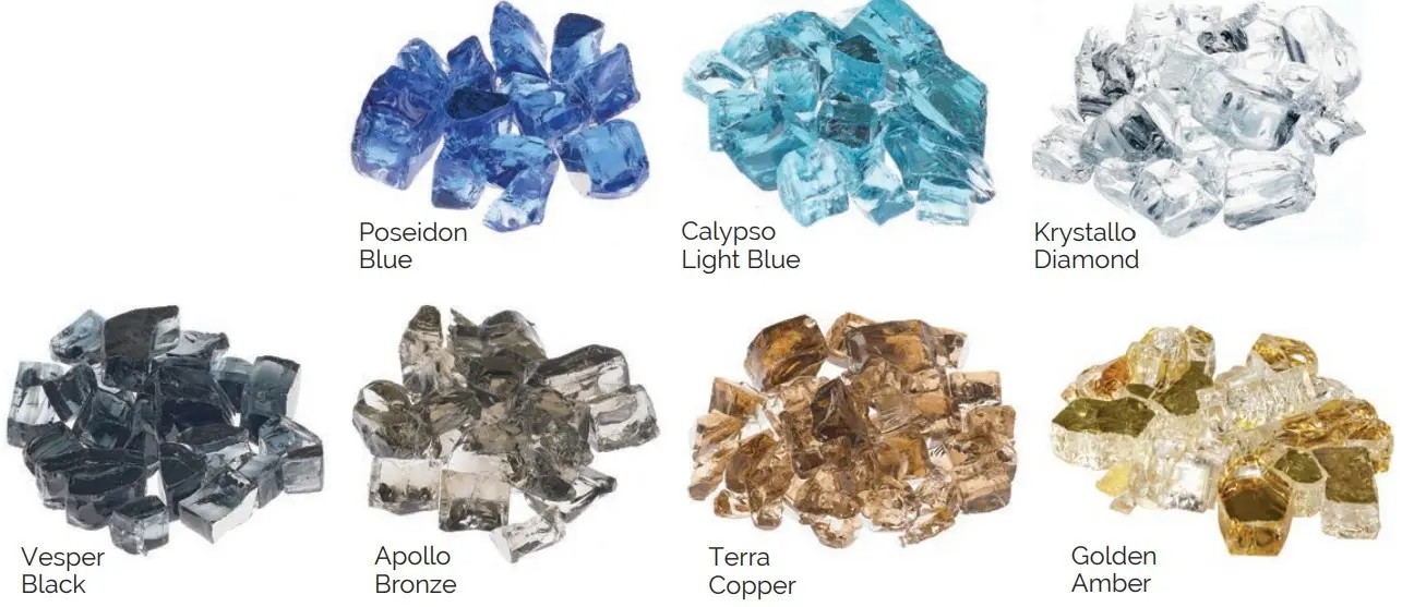 Athena Fire Products Reflective Fire Glass - 10 Pound Jar