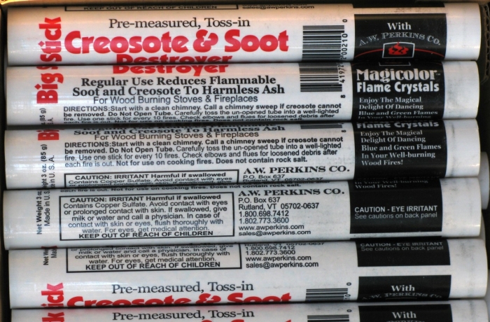 AW Perkins Big Stick Creosote and Soot Removal Stick - Case of 36