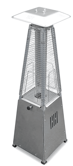 AZ Patio Heaters 39 Tall Inch Glass Tube Table Top Propane Patio Heater
