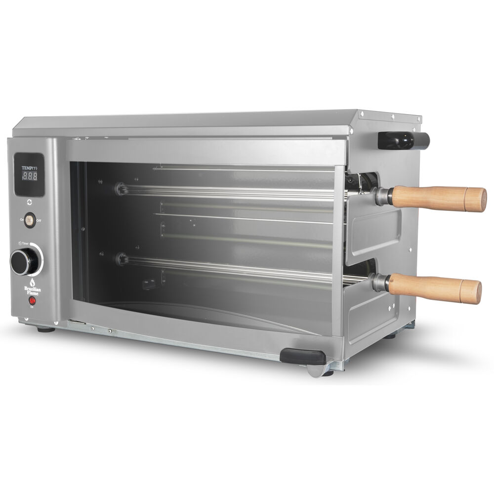 Brazilian Flame 2 Skewer Electric Rotisserie Grill
