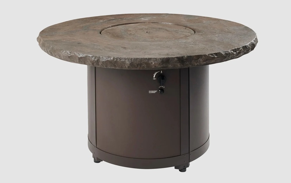 Outdoor Greatroom Company 48 Inch Beacon Gas Fire Pit Table - Direct Spark Ignition