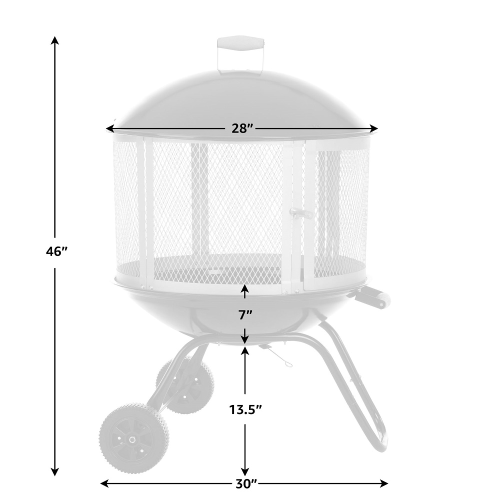 Fire Sense 28" Bon Fire Patio Fireplace - 01471