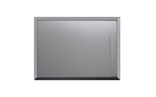 Bear Grill 17 x 24 Inch 304 Stainless Steel Soft Close Horizontal Door