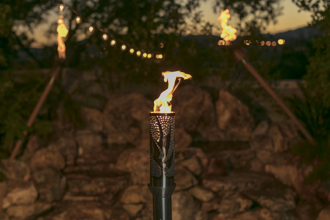 Fire By Design Bird of Paradise Automated Gas Tiki Torch Head