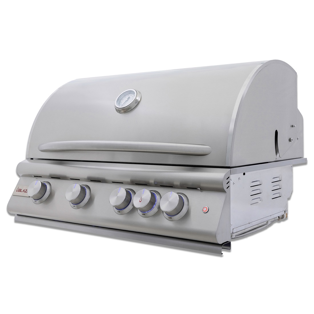 Blaze Grills 32 Inch 4-Burner Premium LTE Gas Grill with Rear Burner and Built-in Lighting System