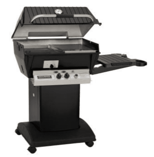 (Open Box Item) - Broilmaster Q3X Premium Slow Cooker Gas Grill Cart Package