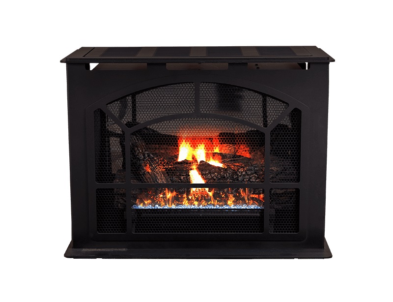 Buck Stove 26 1/2 Inch Townsend II Steel Vent Free Gas Heating Stove (Small)