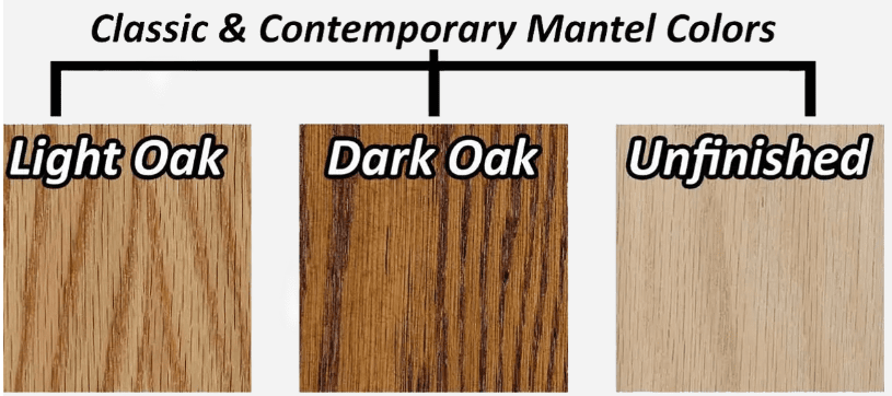 Buck Stove Classic Corner Fireplace Mantel with Model 34 Contemporary Vent Free Gas Fireplace