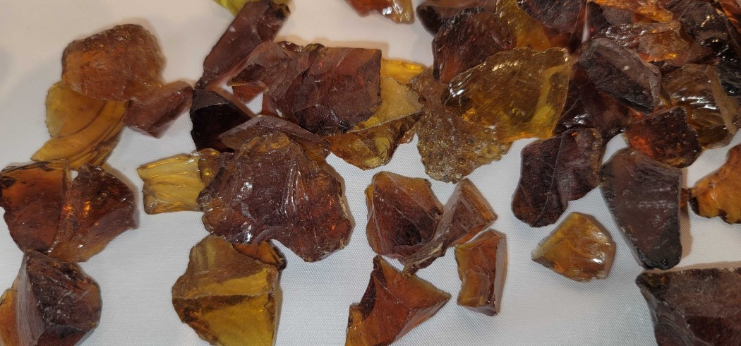 Warming Trends 3/4 Inch Burnt Orange Fire Glass Kit - 10 Pounds