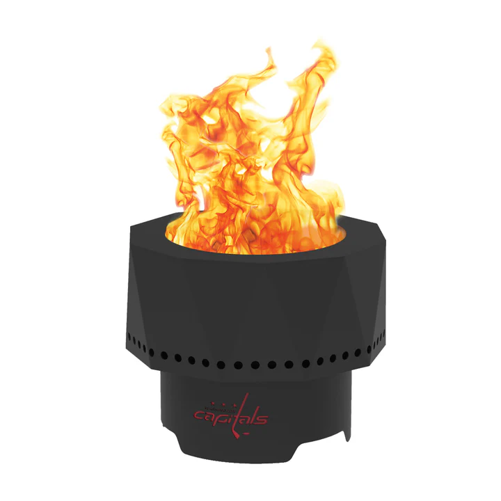 Blue Sky NHL Washington Capitals Smokeless Steel Portable Wood Burning Fire Pit