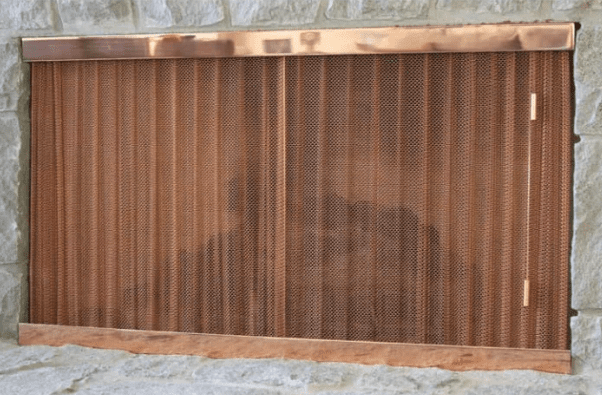 Cascade 24 x 21 Inch Replacement Black Standard Fireplace Mesh Panels Kit