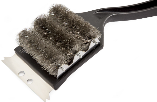 Cuisinart Grill Stainless Steel Triple Bristle Cleaning Brush