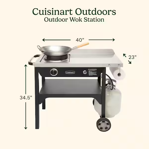 Cuisinart Grill Outdoor Propane Gas Wok Station