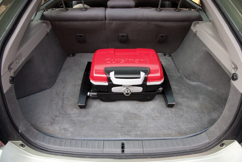 Cuisinart Grill 18 Inch Petit Gourmet Portable Propane Gas Grill with VersaStand