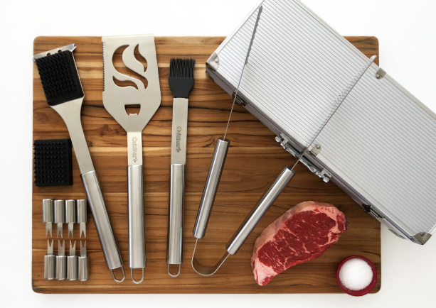 Cuisinart Grill 14 Piece Deluxe Grilling Set with Aluminum Case