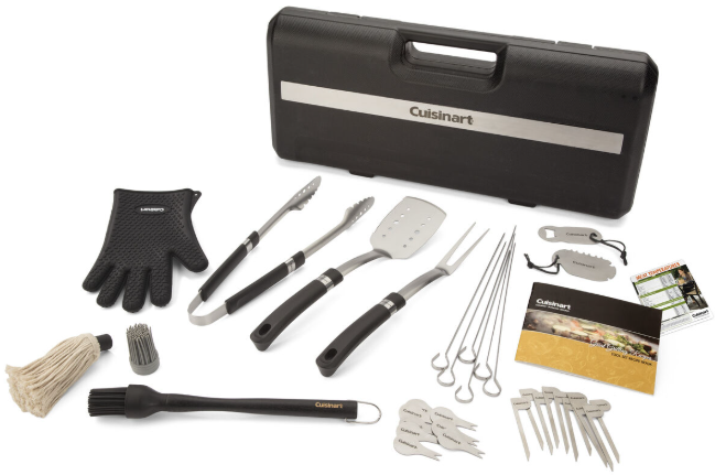 Cuisinart Grill 36 Piece Backyard BBQ Tool Set with Case