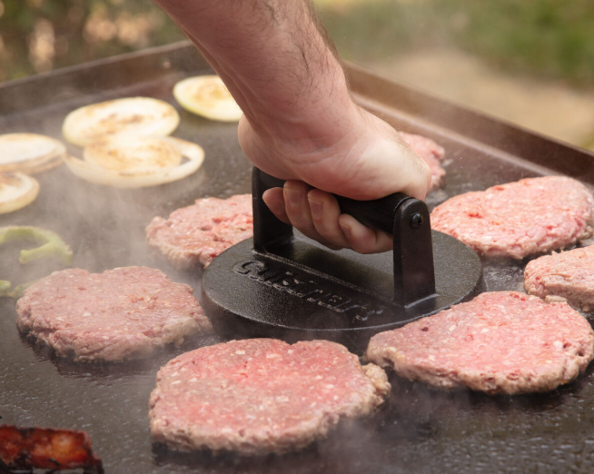 Cuisinart Grill 6 1/2 Inch Cast Iron Smash Burger Press