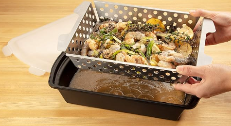 Cuisinart Grill Marinade and Grilling Basket Set