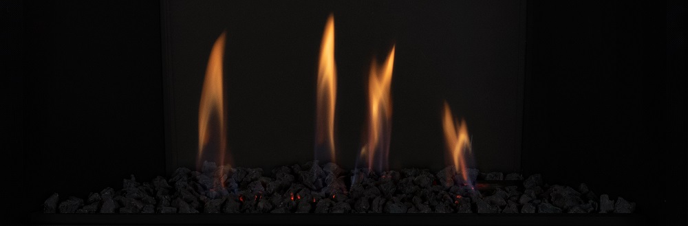 Montigo Black Coal Kit for DelRay Square Fireplaces