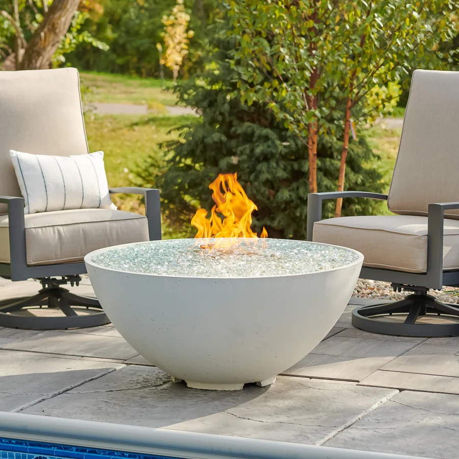 Outdoor Greatroom Company 42 Inch Cove Edge Round Gas Fire Bowl - DSI