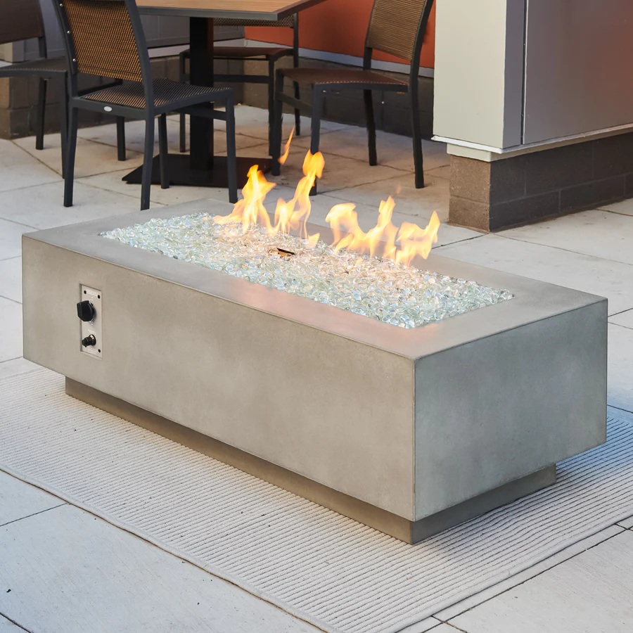Outdoor Greatroom Company 54 Inch Cove Linear Gas Fire Table - DSI
