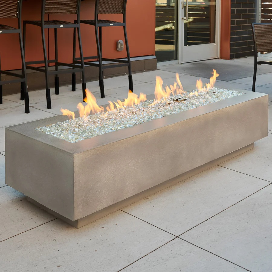 Outdoor Greatroom Company 72 Inch Cove Linear Gas Fire Table - DSI