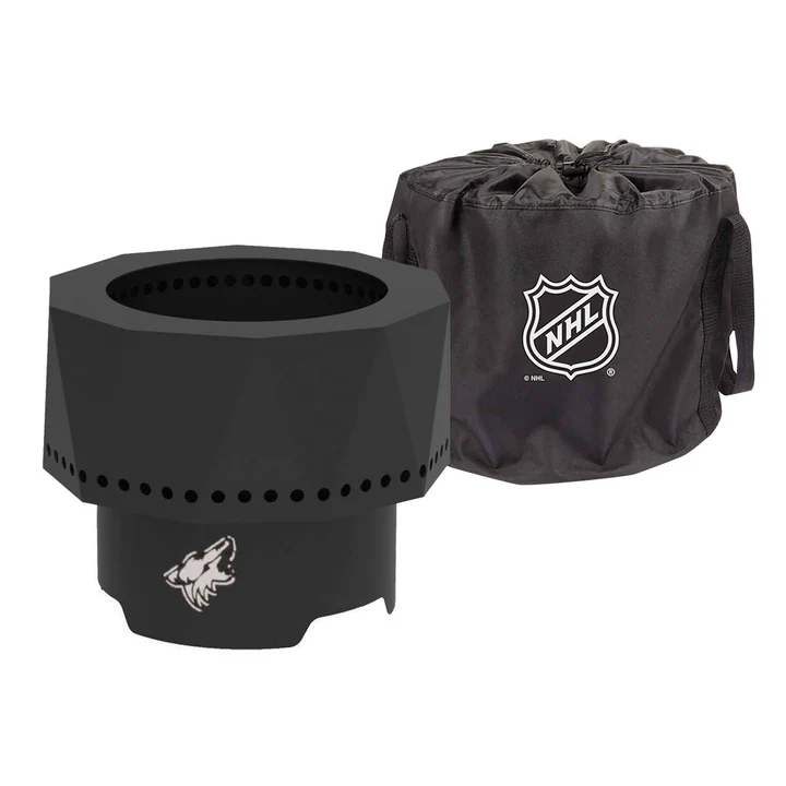 Blue Sky NHL Arizona Coyotes Smokeless Steel Portable Wood Burning Fire Pit