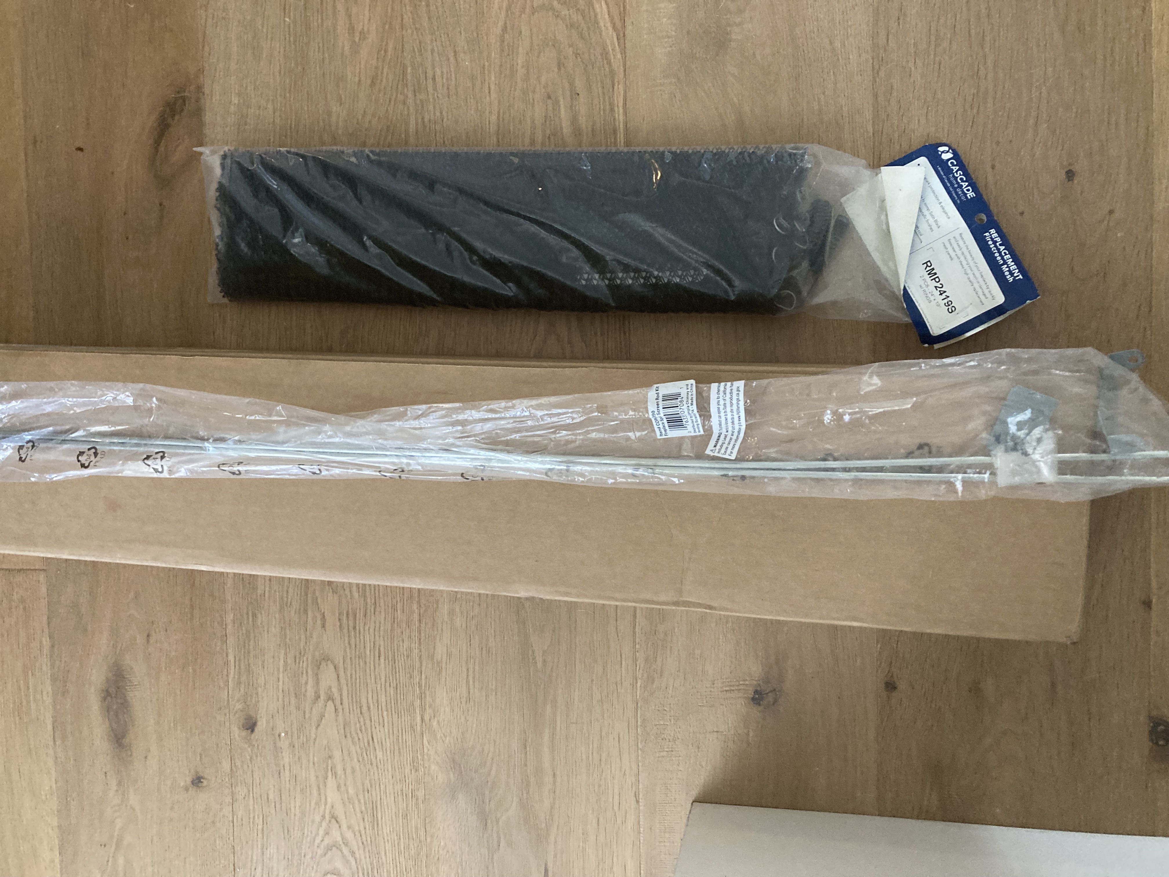 Woodfield Rod Kit for Hanging Mesh Fireplace Spark Screens