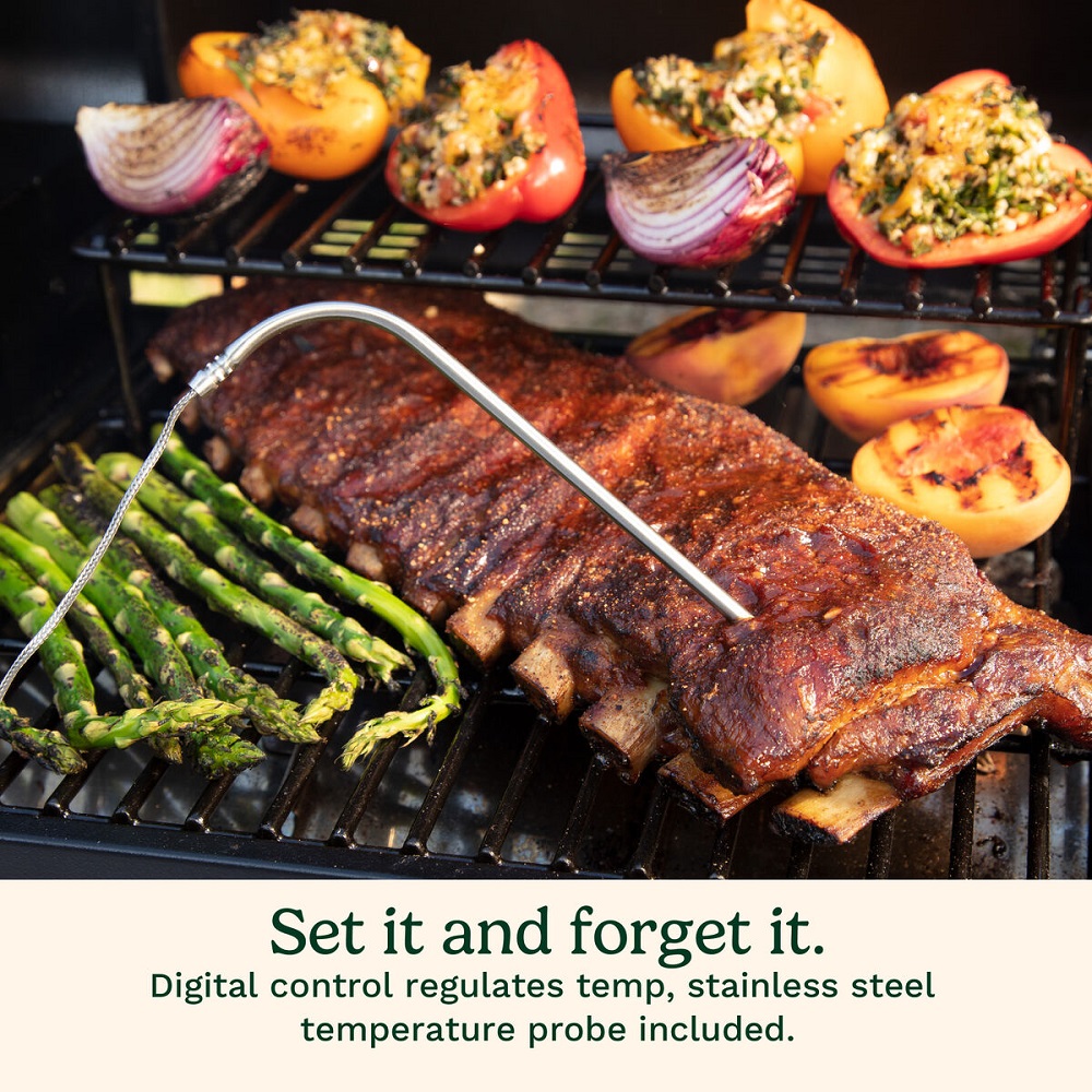 Cuisinart Grill 25 Inch Portable Wood Pellet Grill with 4 Pound Hopper