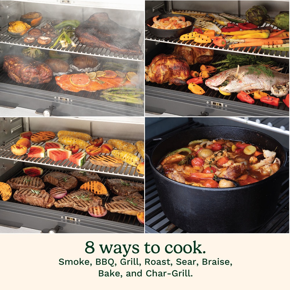 Cuisinart Grill 25 Inch Portable Wood Pellet Grill with 4 Pound Hopper