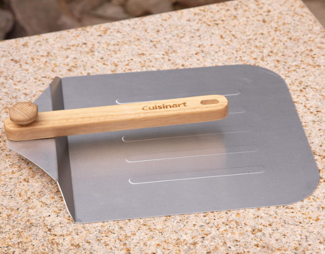 Cuisinart Grill 12 Inch Pizza Peel with Folding Wooden Handle