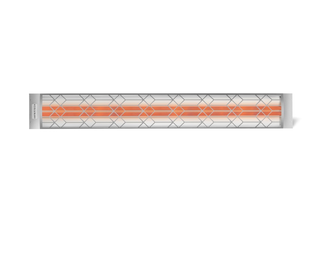 Infratech Comfort Motif Craftsman 5200W Black Dual Element Electric Patio Heater - 480V