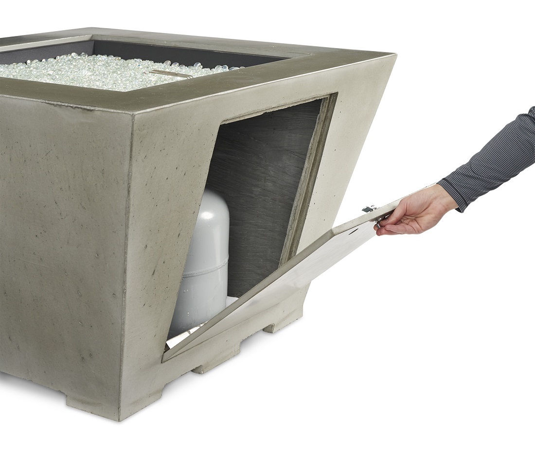 Outdoor Greatroom Company Square Cove Gas Fire Pit Bowl