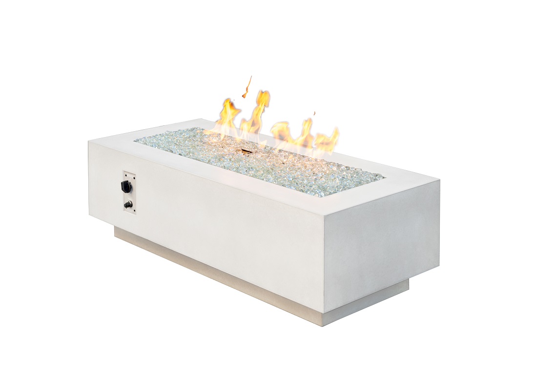 Outdoor Greatroom Company 54 Inch Cove Linear Gas Fire Table