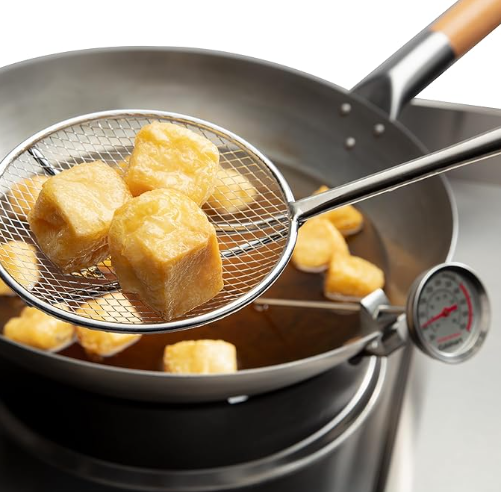 Cuisinart Grill 4 Piece Wok Deep Fry Tool Set