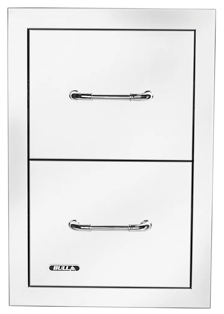 Bull Outdoors 15 Inch Outdoor Kitchen Double Drawers