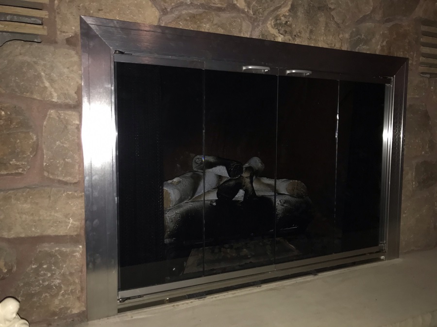 Design Specialties Savannah 44 x 29 Inch Masonry Fireplace Doors
