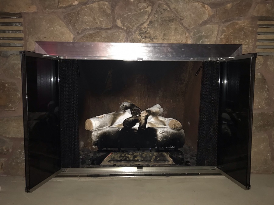 Design Specialties Savannah 44 x 29 Inch Masonry Fireplace Doors